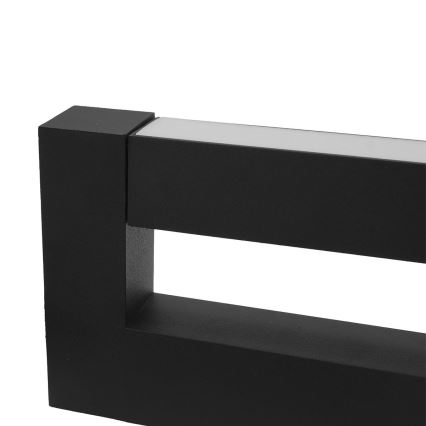 LED Applique murale extérieure flexible 2xLED/4W/230V IP54 30 cm noir