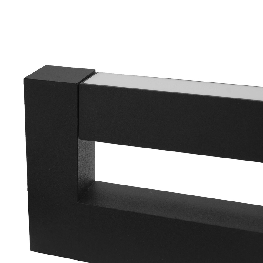 LED Applique murale extérieure flexible 2xLED/4W/230V IP54 30 cm noir