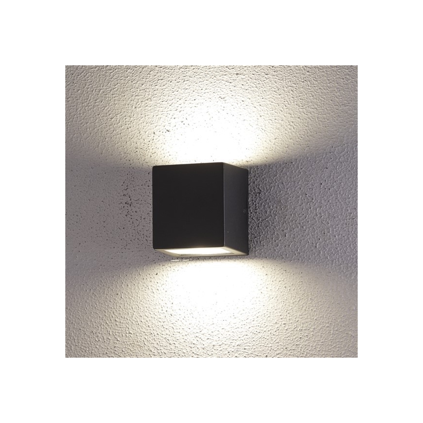 Applique murale extérieure 2xLED/5W/230V 4000K IP54 noir