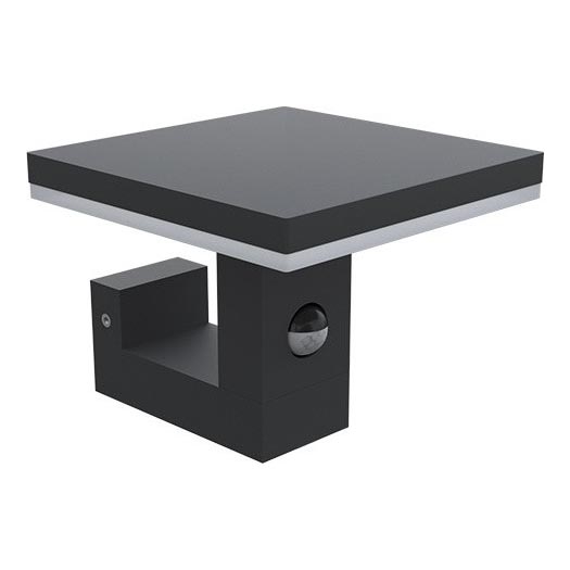 Applique murale extérieure avec détecteur BARI LED/10W/230V 4000K IP54 anthracite