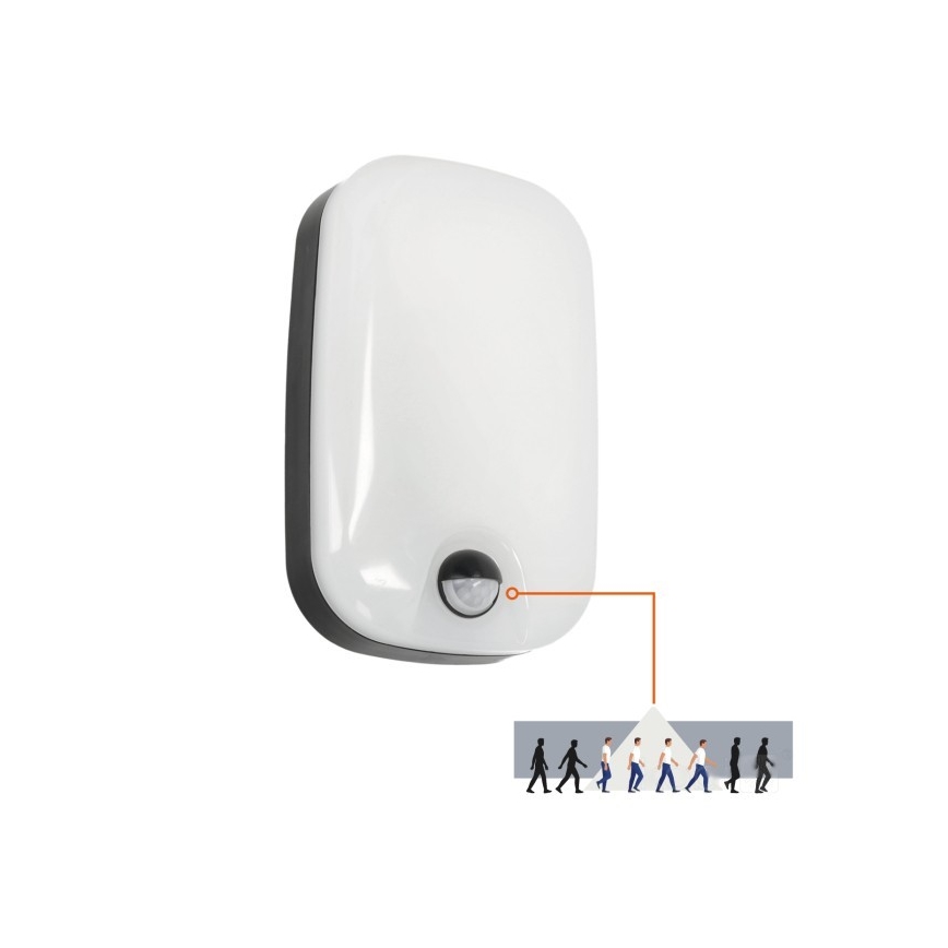 LED Applique murale extérieure avec détecteur de mouvement et de crépuscule BAVANO LED/15W/230V 3000/4000/5700K IP54
