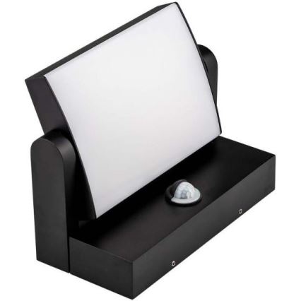 Applique murale extérieure avec détecteur LED/17W/230V 3000K IP65 noir