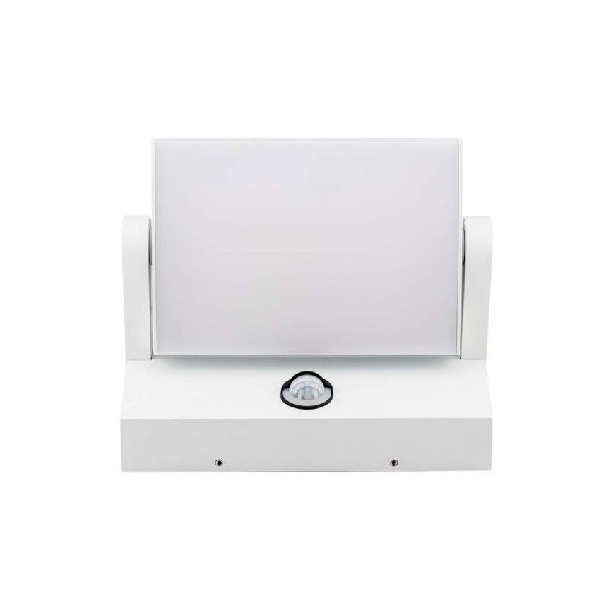 Applique murale extérieure avec détecteur LED/17W/230V 4000K IP65 blanc
