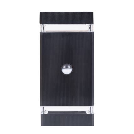 Applique murale extérieure avec détecteur NIZZA 2xGU10/35W/230V IP65