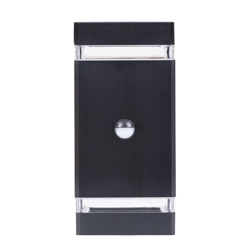 Applique murale extérieure avec détecteur NIZZA 2xGU10/35W/230V IP65