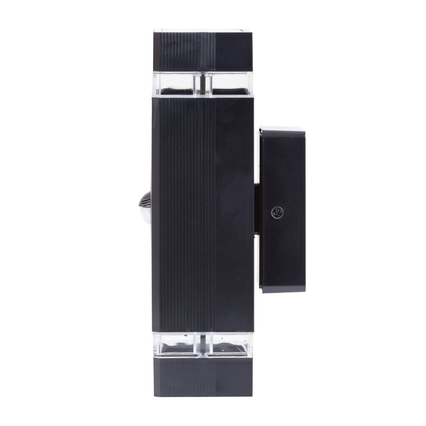 Applique murale extérieure avec détecteur NIZZA 2xGU10/35W/230V IP65