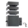 Applique murale extérieure avec détecteur TEKSAS 1xE27/12W/230V IP44 anthracite
