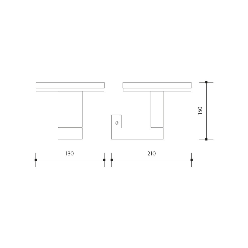 Applique murale extérieure BARI LED/10W/230V 4000K IP54 anthracite
