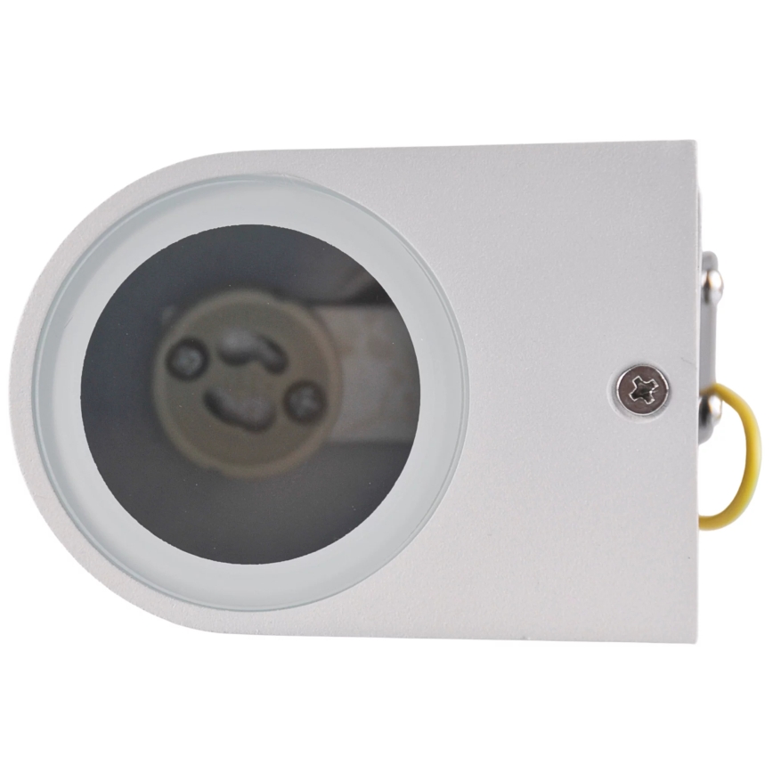 Applique murale extérieure BOSTON 1xGU10/10W/230V IP44 blanc