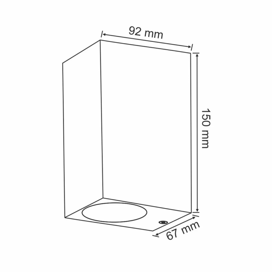Applique murale extérieure BOSTON 2xGU10/10W/230V anthracite