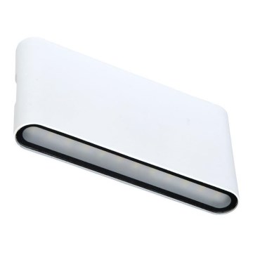 Applique murale extérieure BRICK 2xLED/6W/230V 3000/4000/6500K IP65 blanc
