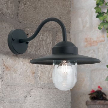 Applique murale extérieure EDWARD 1xE27/60W/230V IP44 noir