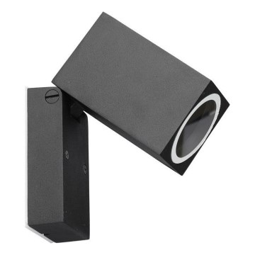 Applique murale extérieure flexible 1xGU10/35W/230V IP44 noir