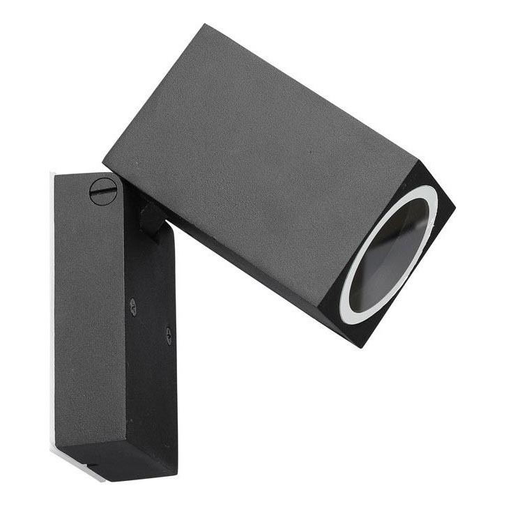 Applique murale extérieure flexible 1xGU10/35W/230V IP44 noir