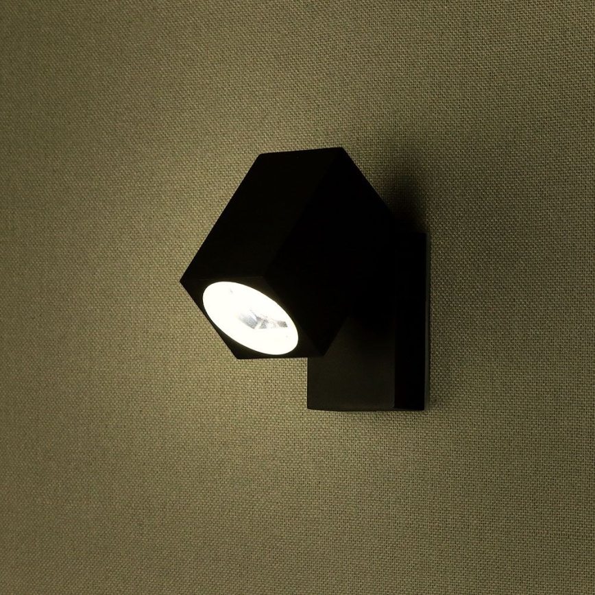 Applique murale extérieure flexible 1xGU10/35W/230V IP44 noir