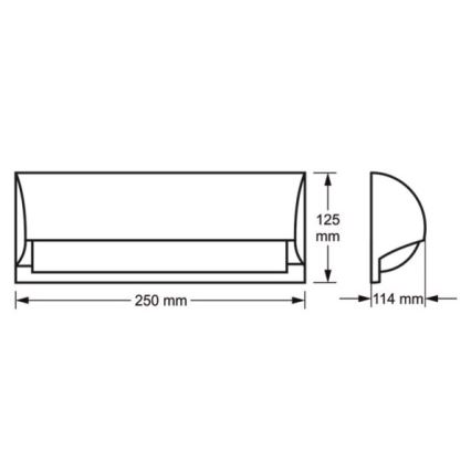 Applique murale extérieure FREON 1xE27/60W/230V IP54 anthracite