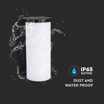 Applique murale extérieure LED/12W/230V 3000/4200/6500K IP65 noir
