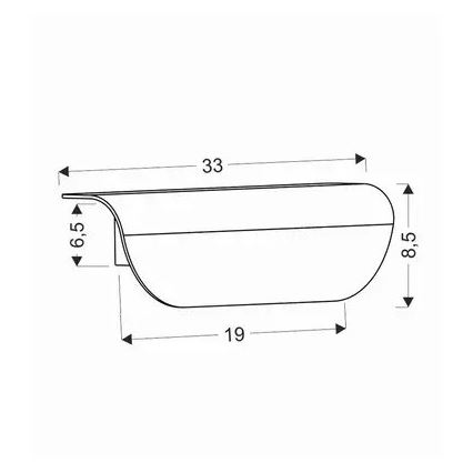 Applique murale extérieure LED/12W/230V IP65 noir