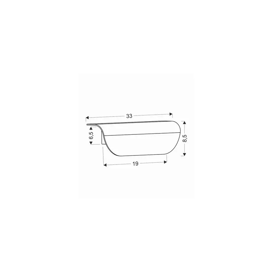 Applique murale extérieure LED/12W/230V IP65 noir