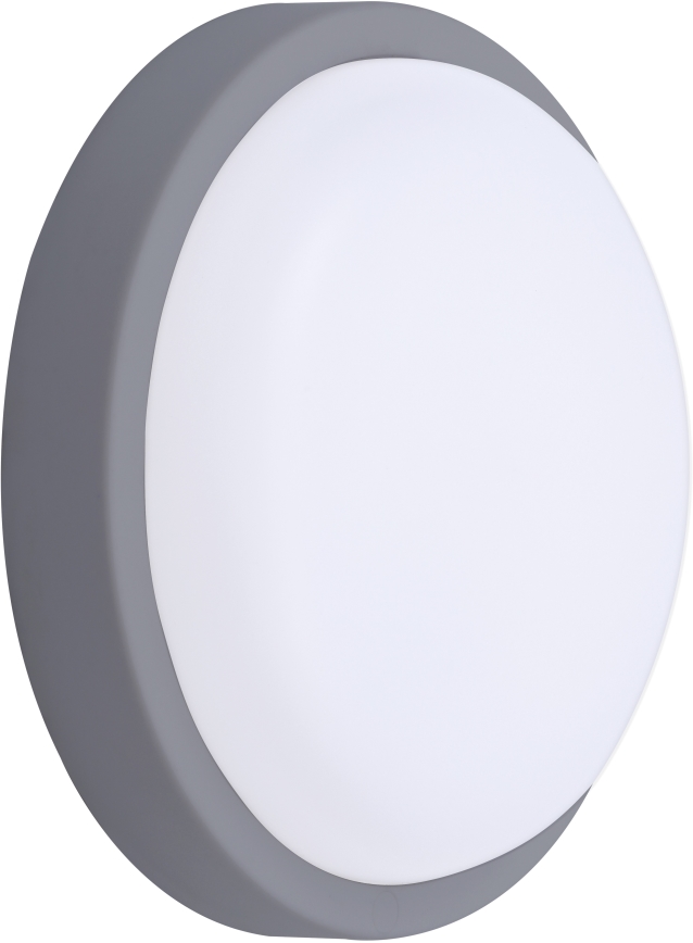 Applique murale extérieure LED/13W/230V 4000K IP54 gris arrondi
