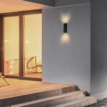 Applique murale extérieure LED/8W/230V 4000K IP65 noir