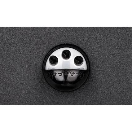 Applique murale extérieure LED avec détecteur LED/9W/230V 4000K IP44 noire
