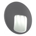 Applique murale extérieure LED DACU LED/3W/230V IP54 gris
