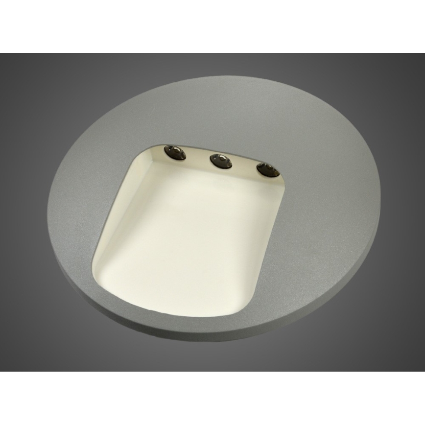 Applique murale extérieure LED DACU LED/3W/230V IP54 gris