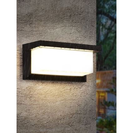 Applique murale extérieure LED NEELY LED/12W/230V IP54 noire