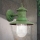 Applique murale extérieure LEONIE 1xE27/60W/230V IP44 vert