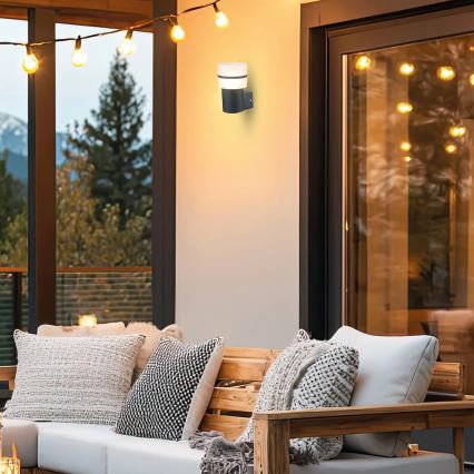 Applique murale extérieure MIA 1xE27/60W/230V IP44 noir
