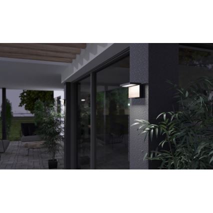 Applique murale extérieure NATURA LED/12W/230V 4000K IP65 marron/anthracite