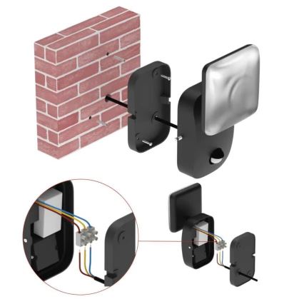 Applique murale extérieure NIKA LED/12,5W/230V IP44