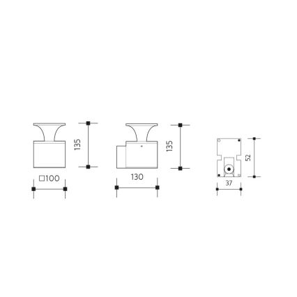 Applique murale extérieure ORNELA LED/6W/230V 3000K IP54 anthracite