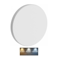 Applique murale extérieure PIATTA LED/18W/230V 3000/4000/6000K d. 25 cm IP44 blanc