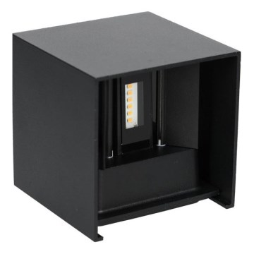Applique murale extérieure QUERK 2xLED/3W/230V 3000K IP54 noir