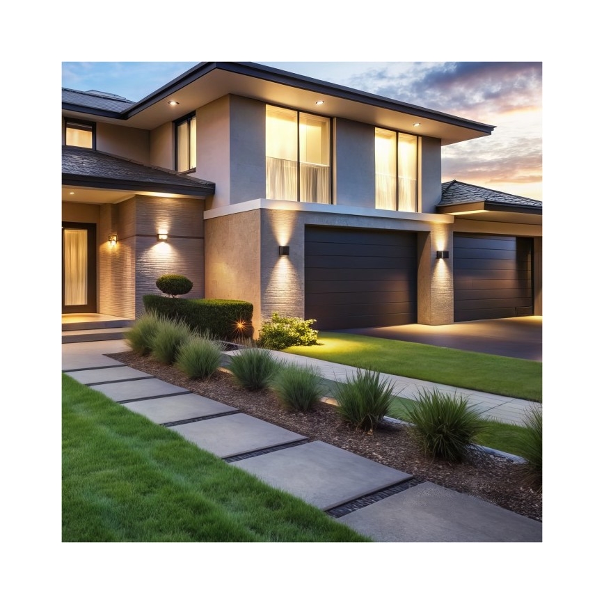 Applique murale extérieure QUERK 2xLED/3W/230V 3000K IP54 noir