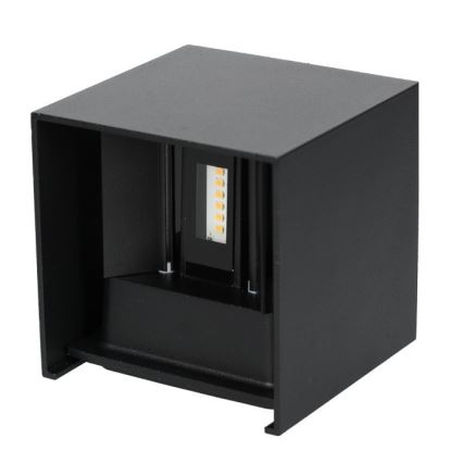 Applique murale extérieure QUERK 2xLED/3W/230V 3000K IP54 noir