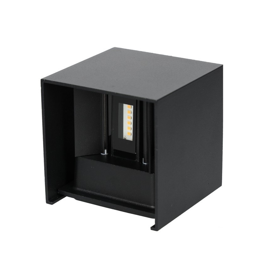 Applique murale extérieure QUERK 2xLED/3W/230V 3000K IP54 noir