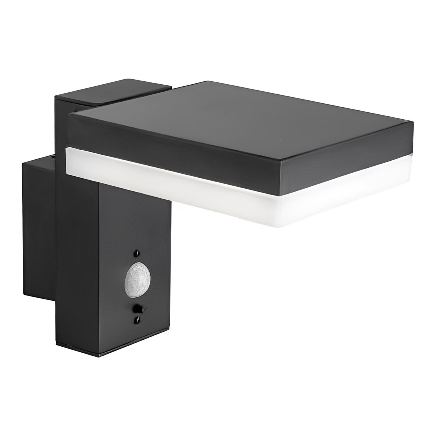 Applique murale extérieure solaire avec détecteur LED/5,5W/3,7V 3000K IP54