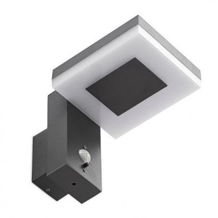 Applique murale extérieure solaire avec détecteur LED/5,5W/3,7V 3000K IP54