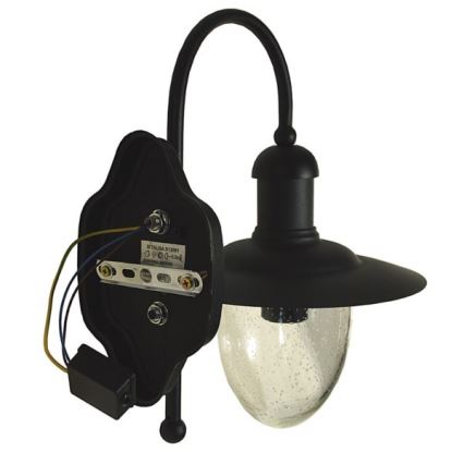 Applique murale extérieure TALISA 1xE27/60W/230V IP44 noir