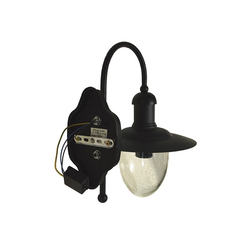 Applique murale extérieure TALISA 1xE27/60W/230V IP44 noir