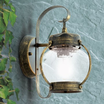 Applique murale extérieure TAVERNA 1xE27/60W/230V IP23 bronze/patiné