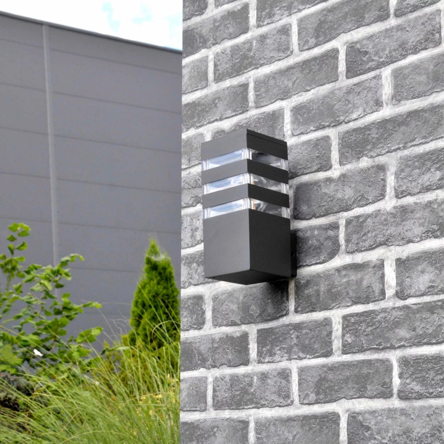 Applique murale extérieure TEKSAS 1xE27/12W/230V IP44 anthracite