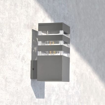 Applique murale extérieure TEKSAS 1xE27/12W/230V IP44 anthracite