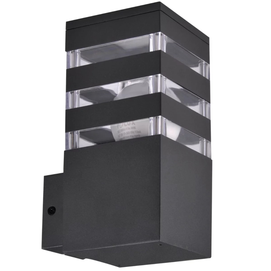 Applique murale extérieure TEKSAS 1xE27/12W/230V IP44 anthracite