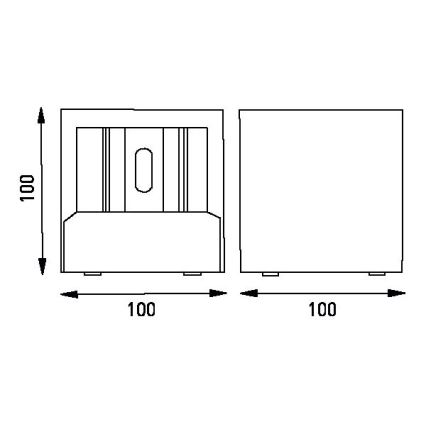 Applique murale extérieure TILL LED/6W/230V IP44