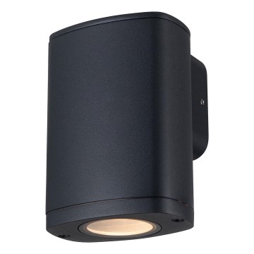 Applique murale extérieure ZEVI 1xGU10/10W/230V IP54 noir