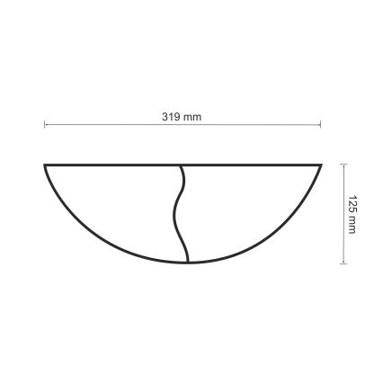 Applique murale FALA 1xE14/12W/230V plâtre/blanc